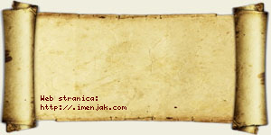 Jovana Trakilović vizit kartica